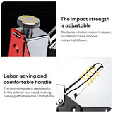 Pecham 3 in 1 Staple Gun, Heavy-Duty Manual Staple Gun with 600 Staples, Staple Gun Heavy Duty for Upholstery, Fixing Material, Decoration, Carpentry, Furniture
