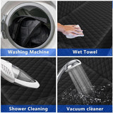 Pecham Pet Dog Car Seat Cover for Back Seat, Waterproof Back Seat Covers with Safety Straps, Universal Non-Slip Protector Cover for Small & Large Dogs, Cars, Trucks, SUVs