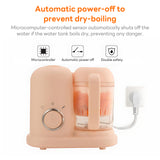 INSMART Baby Food Maker Steamer and Blender,4-in-1 Multifunctional Baby Food Processor with Steam Cooking,Micro-stirring,Defrosting,Heating,Auto Shut-Off,Tritan Material,Pink