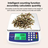 INSMART Food Scale,30KG Large Digital Kitchen Scale,Plug-in and Battery Modes,for Cooking Baking,Silver