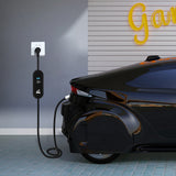 Pecham Portable EV Charger, 16A 2.8KW EVSE Charging Cable, Level 2 Electric Vehicle Charging with 16.4ft Cable Type2 IEC62196-2 Type1 J1772 Plug Controller Wallbox