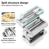 INSMART Manual Pasta Maker Machine – 9 Adjustable Thickness Settings,Stainless Steel Noodle Roller & Cutter,Easy-to-Clean,– Perfect for Homemade Pasta,Dumpling & Lasagna Sheets