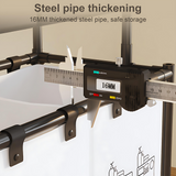 INSMART 2-Tier Laundry Hamper with Removable Bag - Foldable Clothes Sorter for Bedroom, Bathroom & Laundry Room - Sturdy Steel Frame, No Assembly Needed, Waterproof, Storage Organizer