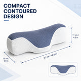 IBTORO Cervical Pillow Ergonomic Neck Support for Sleeping, Memory Foam Pillow with Washable Cover