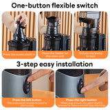 INSMART Cold Press Juicer for Home Use,Masticating Juicer with 3.6" Wide Feed Chute,300w Slow Juicer Machines,High Juice Yield,Quiet, Easy to Clean for Whole Vegetables & Fruits(27 fl oz,Black)