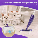 INSMART 40 Pcs PowerMop Multi-Surface Mopping Pad Refills,Disposable Microfiber Pads for Tile,Vinyl,Laminate,Hardwood Floors Cleaning