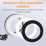 INSMART 10X Magnifying Lamp with Light – 5 Color Modes,72 LEDs,Adjustable Brightness,Hands-Free Desk Lamp for Reading,Soldering,Crafts,Nail Art,Jewelry Making (Black,Heavy-Duty Base)