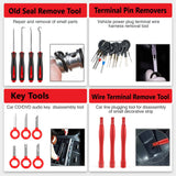 PECHAM 330Pcs Trim Removal Tool, Automotive Removal Set with Storage Bag for Car Panel Dashboard Puller Tool - Red