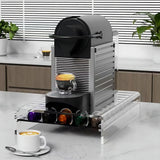 INSMART Nespresso Vertuo Capsule Organizer - 40 Pod Storage Drawer with Non-Slip Base, Space-Saving Design Fits Under Coffee Machine, Durable ABS Material (Black)