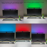 INSMART Monitor Light Bar,Eye-Care Dual Light Computer Light Bar,3 Color Temperature Adjustable Brightness Screen Light Bar,15 RGB Backlight for Home Office Gaming