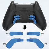 Pecham 17-in-1 Thumbsticks Paddles Accessories Fit for Xbox One Elite Series 2/Elite Series 2 Core Controller