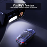 Pecham Cordless Portable Tire Inflator, 150 PSI Digital Tire Pressure Gauge, Air Compressor for Car Tires with Automatic Shutoff, Emergency LED Light, Compact Automotive Pump