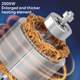 INSMART 2500W Steam Cleaner for Home Use,Portable Handheld Ssteam Cleaner with 6-Level Handle,15s Heat-Up,34oz Tank,12 Accessories - Clean Grease Grout Tile Floor Couch Dirt Furniture