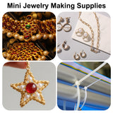 Pecham 8Pcs Jewelry Making Pliers, Mini Jewelry Making Tools Kit with Pouch for for Supplies, Wrapping, DIY Crafts, Beading