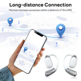 Pecham AI Language Translation Earbuds, 3-in-1 Real-Time AI Translator Earbuds for 144 Languages, Wireless Bluetooth Headphones Translator Compatible with iOS & Android for Travel, Business, Leaning