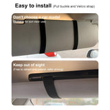 Pecham Car Visor Makeup Mirror, Rechargeable Makeup Mirror with 3 Light Modes, Touch Screen Dimmable for Truck SUV