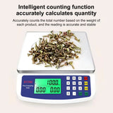 INSMART Food Scale,30KG Large Digital Kitchen Scale,Plug-in and Battery Modes,for Cooking Baking,Silver