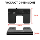 INSMART Wireless Page Turner Pedal, Bluetooth Hands-Free Foot Switch for iPad, Tablet, Phone, Music Score & Teleprompter