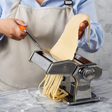 INSMART Manual Pasta Maker Machine – 9 Adjustable Thickness Settings,Stainless Steel Noodle Roller & Cutter,Easy-to-Clean,– Perfect for Homemade Pasta,Dumpling & Lasagna Sheets