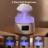 INSMART Raindrop White Noise Humidifier with Bluetooth Speaker,13.5oz Top Fill Cool Mist Essential Oil Diffuser, 3-Level Mood Night Light & Timer, for Bedroom, Nursery, Office