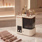 IBTORO Makeup Brush Cleaner Machine, Electric Spin Brush Washer with UV Light, Portable Automatic Cosmetic Brush Cleaning Tool
