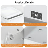 INSMART 12L Portable Washing Machine,24W Mini Laundry Machine for Underwear,Socks for Apartment Dorm RV Travel