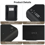 INSMART Coffee Scale with Timer,Rechargeable Mini Espresso Scale,0.1g Precision,Timing/weighing Dual Mode,for Pour-Over Maker