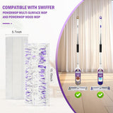 INSMART 40 Pcs PowerMop Multi-Surface Mopping Pad Refills,Disposable Microfiber Pads for Tile,Vinyl,Laminate,Hardwood Floors Cleaning