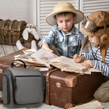 INSMART Travel Toiletry Bag for Men and Women, Waterproof Large Capacity Makeup Bag, Hanging Foldable Makeup Organizer, Full-Size Containers