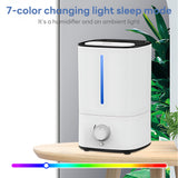 INSMART Cool & Warm Mist Humidifier for Bedroom,Top Fill 5L Smart Supersized Humidifier with Remote,Support App Connectivity,1-12h Timed,3-Speed Adjustment for Home Office Nursery