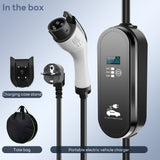 PECHAM EV Charger Level 2, 16A 2.8KW Electric Vehicle Charging Station with 16.4ft Cable for J1772 EVs