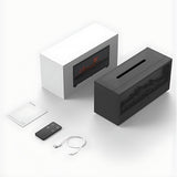 INSMART 3D Flame Essential Oil Diffuser with Remote,7-Color Fireplace Effect,150ml Humidifier,Auto Shut-Off,Quiet Ultrasonic for Home,Office,Bedroom (Black)