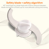 INSMART Baby Food Maker Steamer and Blender,4-in-1 Multifunctional Baby Food Processor with Steam Cooking,Micro-stirring,Defrosting,Heating,Auto Shut-Off,Tritan Material,Pink