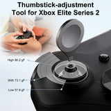 Pecham 17-in-1 Thumbsticks Paddles Accessories Fit for Xbox One Elite Series 2/Elite Series 2 Core Controller, Replacement Parts for Elite Series 2 Core Wireless Controller - Black