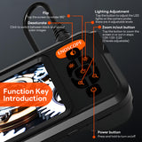 Pecham HD 1080P Dual Lens Endoscope Camera with Light, 4.3" LCD Screen Borescope Inspection Camera with IP67 Waterproof, 32ft Industrial Borescope for Automotive, Plumbing, Sewer