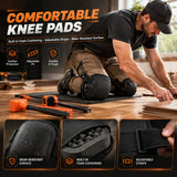 PECHAM 67PCS Laminate Flooring Tools, 7 in 1 Professional Flooring Installation Kit - Orange