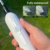 INSMART Battery Powered Sprayer,8L Foldable Electric Sprayer with 3 Nozzles, 2 Speeds,2000mah,180Min Runtime,Visible Water Level & Shoulder Strap