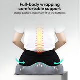 INSMART Booster Seat Cushion,Pressure Relief Seat Cushion for Long Sitting Hours on Office Home Chair, Car, Wheelchair,for Tailbone & Back Pain Relief,Black Gray