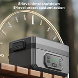 INSMART Cordless Electric Lunch Box,54 Oz(1600ml) Heated Lunch Box Powered with Scheduled Heating,24000mAh Battery,50W Fast Heating & 6-Temp Keep Warm, for Outdoor,Office,Car