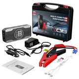 Pecham Multi-functional Car Battery Jump Starter 39800mAh Portable Charger Power Bank for Cell Phone, 4 USB Ports, LED Flashlight, Emergency 12V Auto Jump Starter Power Pack