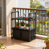 INSMART Night Stand with 2 Storage Baskets,Small Dresser for Bedroom, Detachable Structure,Space-Saving Organizer for Bedroom Closet,Entryway,College Dorm,Black