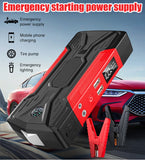 Pecham Car Battery Jump Starter 99800mAh, Jumper Starter Battery Pack for Up to 6.0L Gas & 3.0L Diesel Engines, 12V Portable Jump Box with LED Flashlight, 4 USB Ports