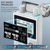 INSMART TENS Unit Rechargeable Muscle Stimulator EMS 4 Channels with 10 Reusable Electrode Pads 60 Modes 30 Intensities for Back Neck Pain Muscle Therapy Pain Management Pulse Massager (DIY)