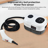 INSMART Steam Cleaner,2500W Temperature Steam Cleaning Machine with 3 Brush Heads 1L Multi-Purpose Steamer for Kitchen, Bathroom,Floor,Car