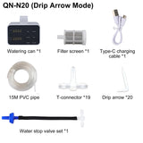 INSMART Automatic Watering System, Indoor Drip Irrigation Kit with Programmable Timer for Potted Plants, LED Display, Anti-Siphon Design, Supports 20 Plants for Home & Balcony