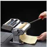 INSMART Manual Pasta Maker Machine – 9 Adjustable Thickness Settings,Stainless Steel Noodle Roller & Cutter,Easy-to-Clean,– Perfect for Homemade Pasta,Dumpling & Lasagna Sheets