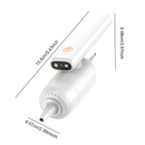 Pecham Handheld Vacuum Cleaner, 4-in-1 Air Duster and Vacuum Cleaner 10000Pa with Dual LED Light, Cordless Car Vacuum with Multi-Nozzles for Car, Office, Home