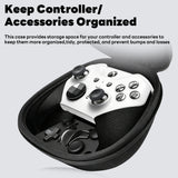 Pecham 14-in-1 Thumbsticks Paddles Accessories Fit for Xbox Elite Series 2/Series 2 Core Controller, Replacement Parts with Carrying Case, Charging Dock - Black