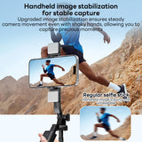 INSMART 85" Phone Tripod, Anti-Shake Extendable Selfie Stick with Wireless Remote & Fill Light, Smartphone & GoPro Mount, Portable Cell Phone Stand for iPhone Android