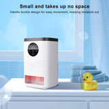 INSMART 50OZ Smart Dehumidifier for Home - Ultra-Quiet Sleep Mode, Touchscreen Control, 2-Speed & Auto Shut off, Frost Protection - Covers 900 Sq.ft (Bedroom, Bathroom, Basement)